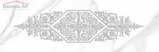 Плитка Laparet Cassiopea белый декор (20х60)